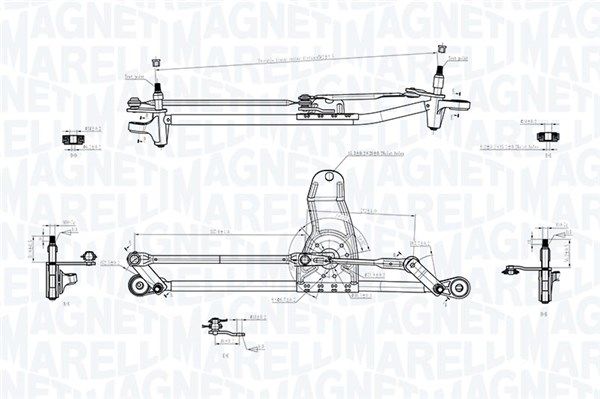 MAGNETI MARELLI 085570729010 Wiper linkage
