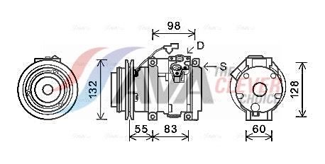 AVA CLEVER CHOICE MTAK219 Compressor, air conditioning
