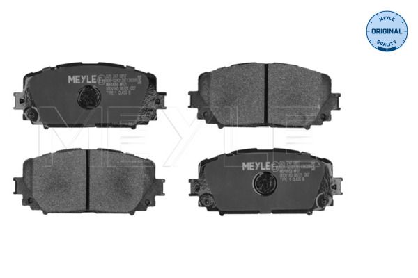 MEYLE 025 247 0817 Brake pad set, disc brake
