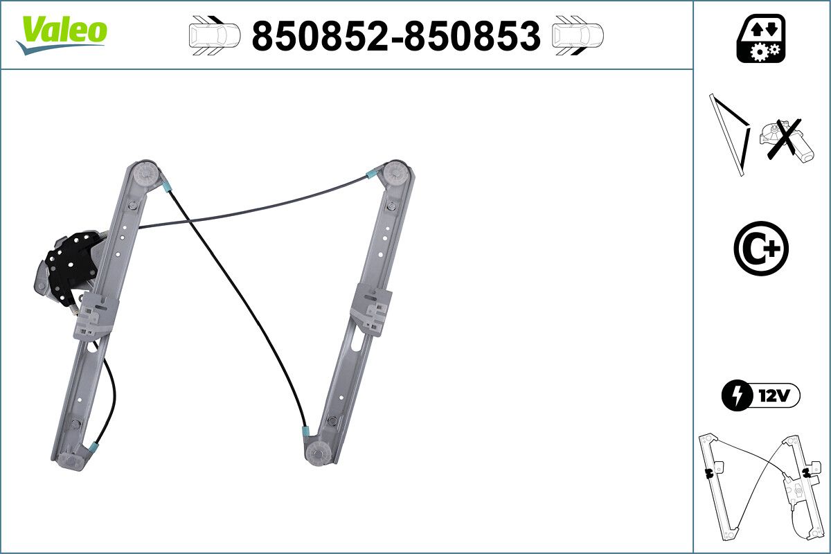 VALEO 850853 Window regulator