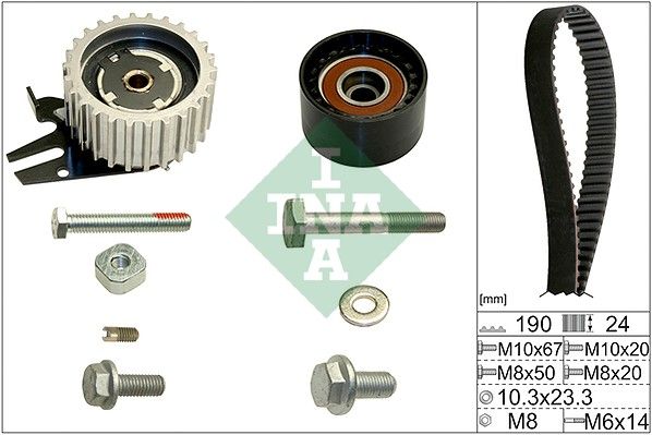 SCHAEFFLER INA 530 0624 10 Timing belt kit