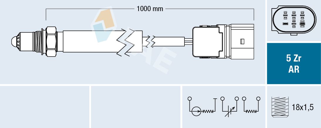 FAE 75162 Oxygen sensor