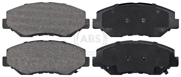 A.B.S. 37424 Stabdžių trinkelių rinkinys, diskinis stabdys