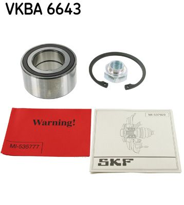 SKF VKBA 6643 Rato guolio komplektas