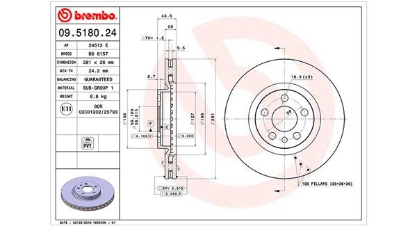 MAGNETI MARELLI 360406000600 Brake disc