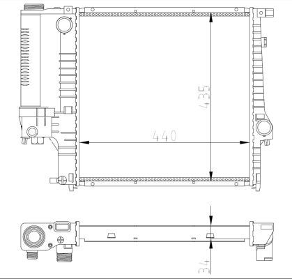 Radiator, engine cooling-4