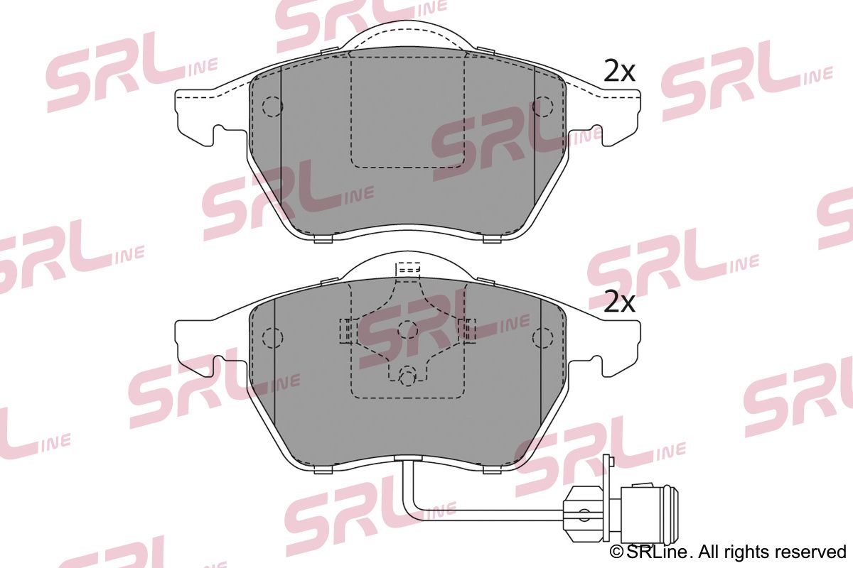 SRLINE S70-0018 Brake pad set, disc brake