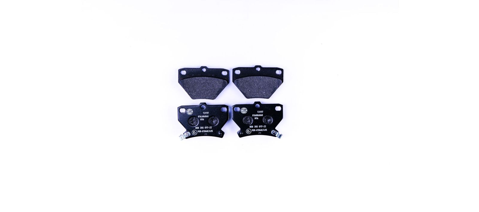 HELLA 8DB 355 017-221 Brake pad set, disc brake