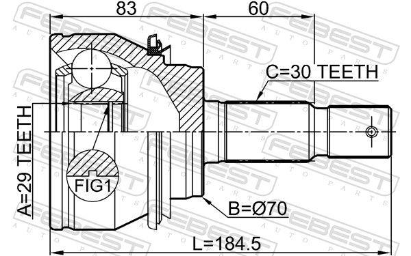 Joint Kit, drive shaft-1
