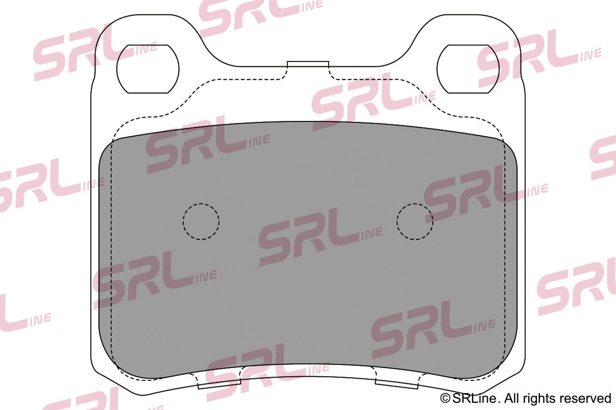 SRLINE S70-1085 Brake pad set, disc brake