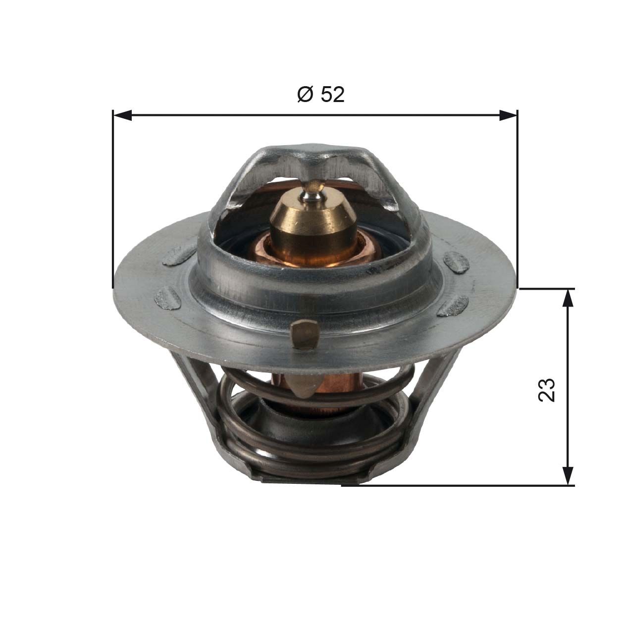 GATES TH14088G1 Thermostat, coolant