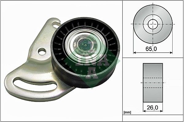 SCHAEFFLER INA 531 0591 30 Tensioner pulley, v-ribbed belt
