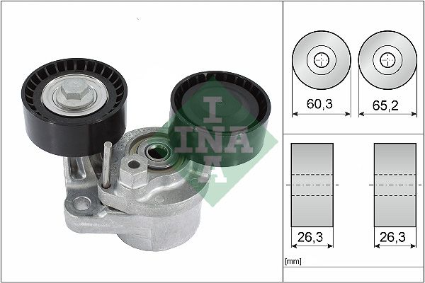 SCHAEFFLER INA 534 0482 10 Belt tensioner, v-ribbed belt
