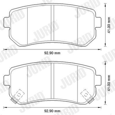 Brake Pad Set, disc brake-1