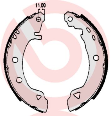 BREMBO S 23 508 Brake shoe set