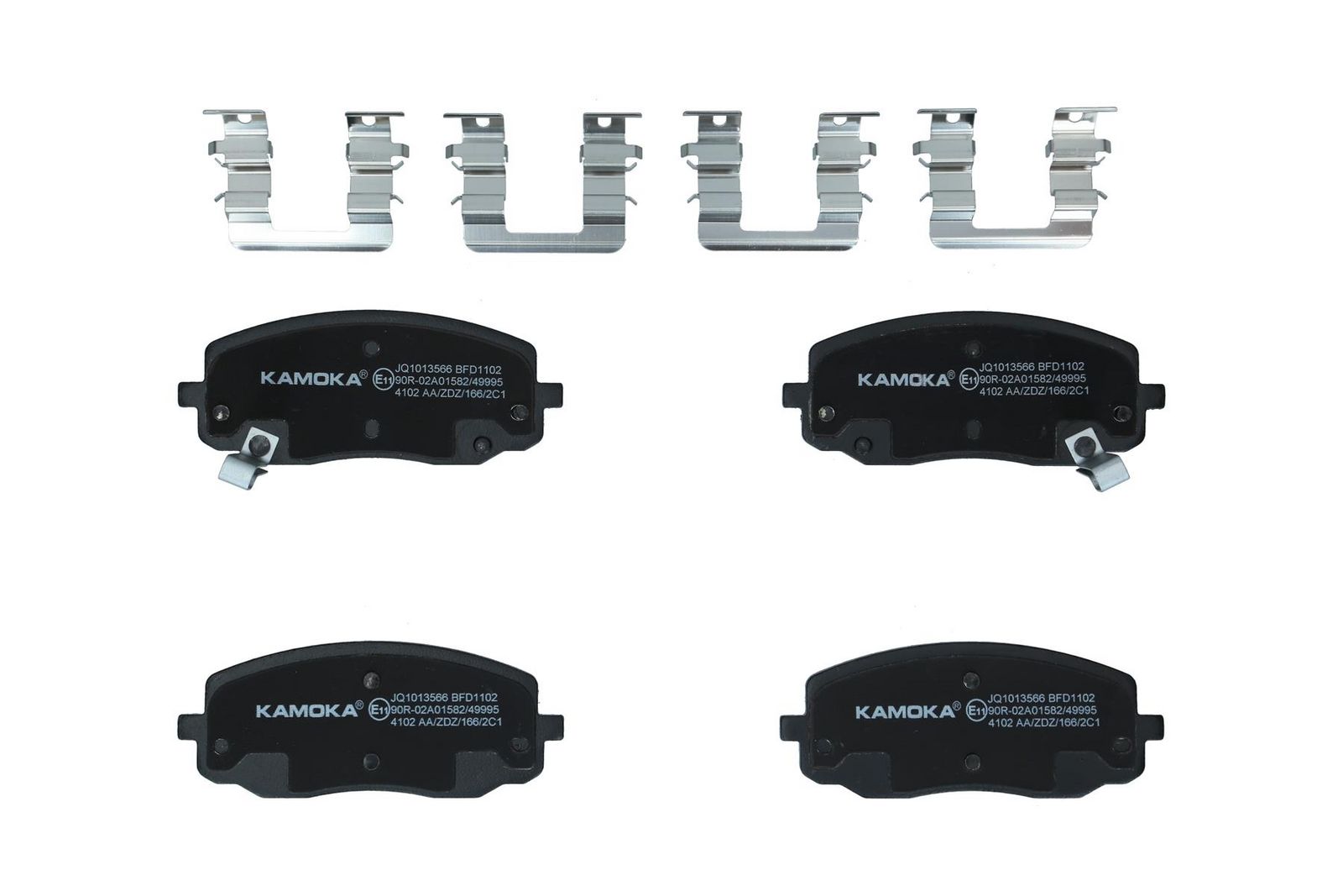 KAMOKA JQ1013566 Brake pad set, disc brake