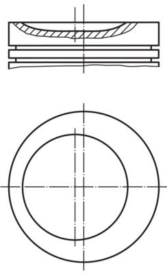 MAHLE 011 63 00 Piston