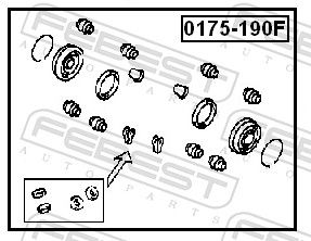 Repair Kit, brake caliper-1