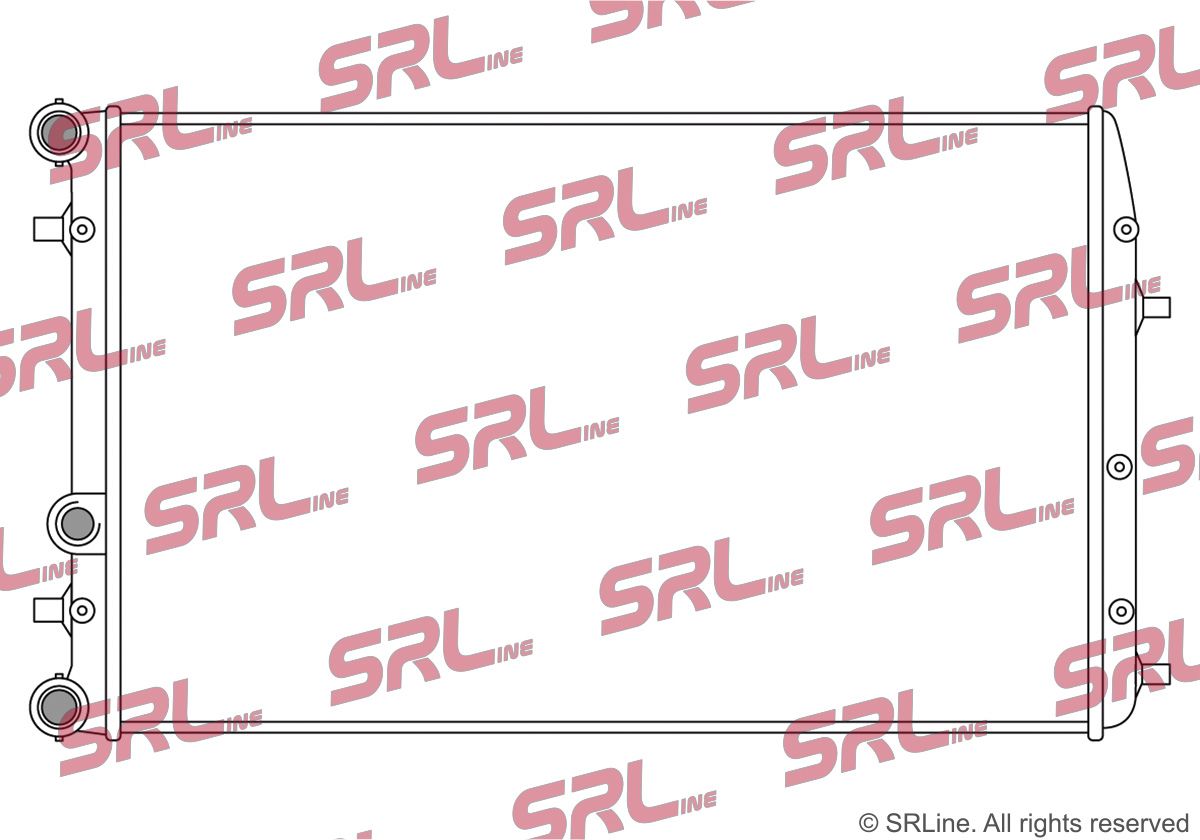 SRLINE 691308-5 Radiator, engine cooling