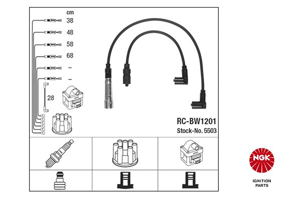 NGK 5503 Ignition cable kit