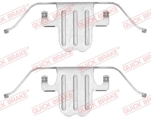 priedų komplektas, diskinių stabdžių trinkelės