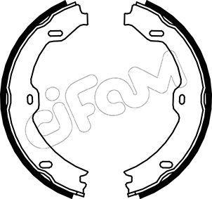 CIFAM 153-243 Brake shoe set, parking brake