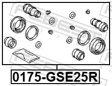 Repair Kit, brake caliper-1