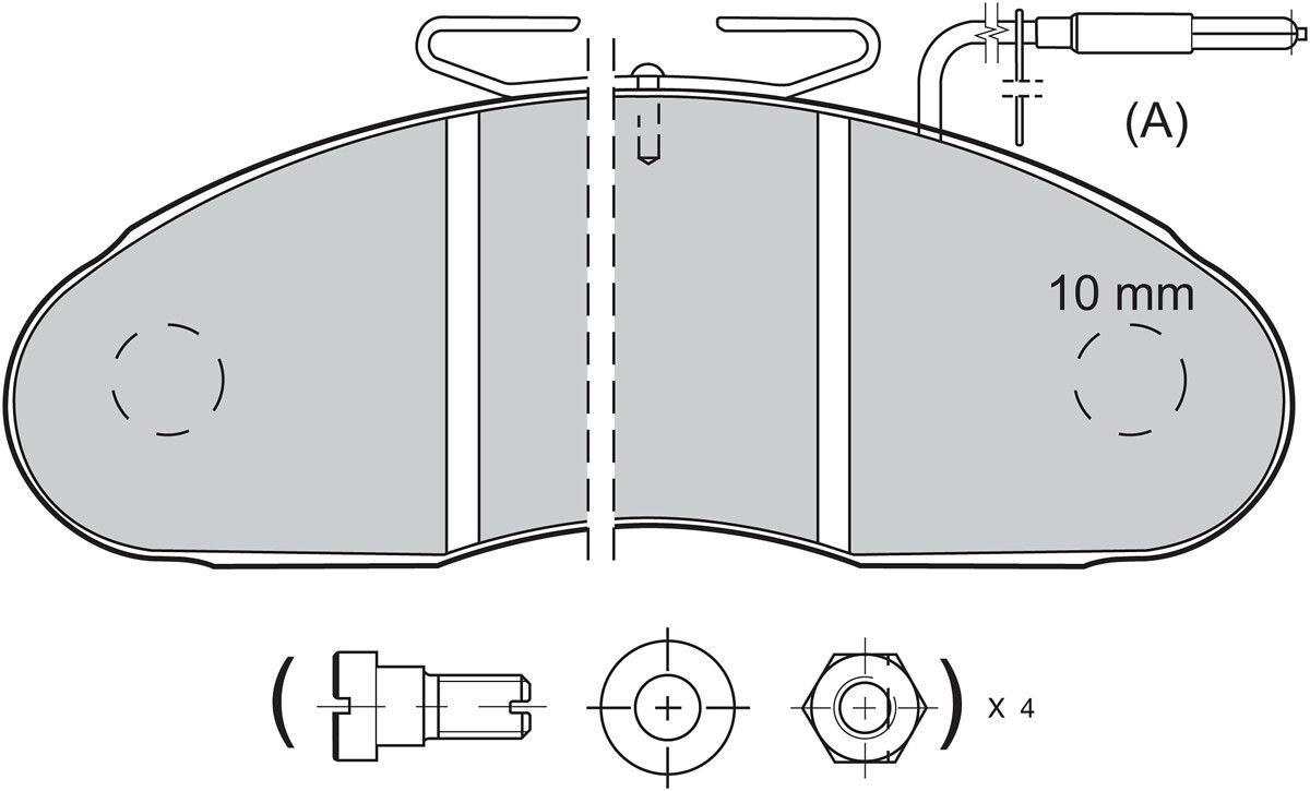 Brake Pad Set, disc brake-1