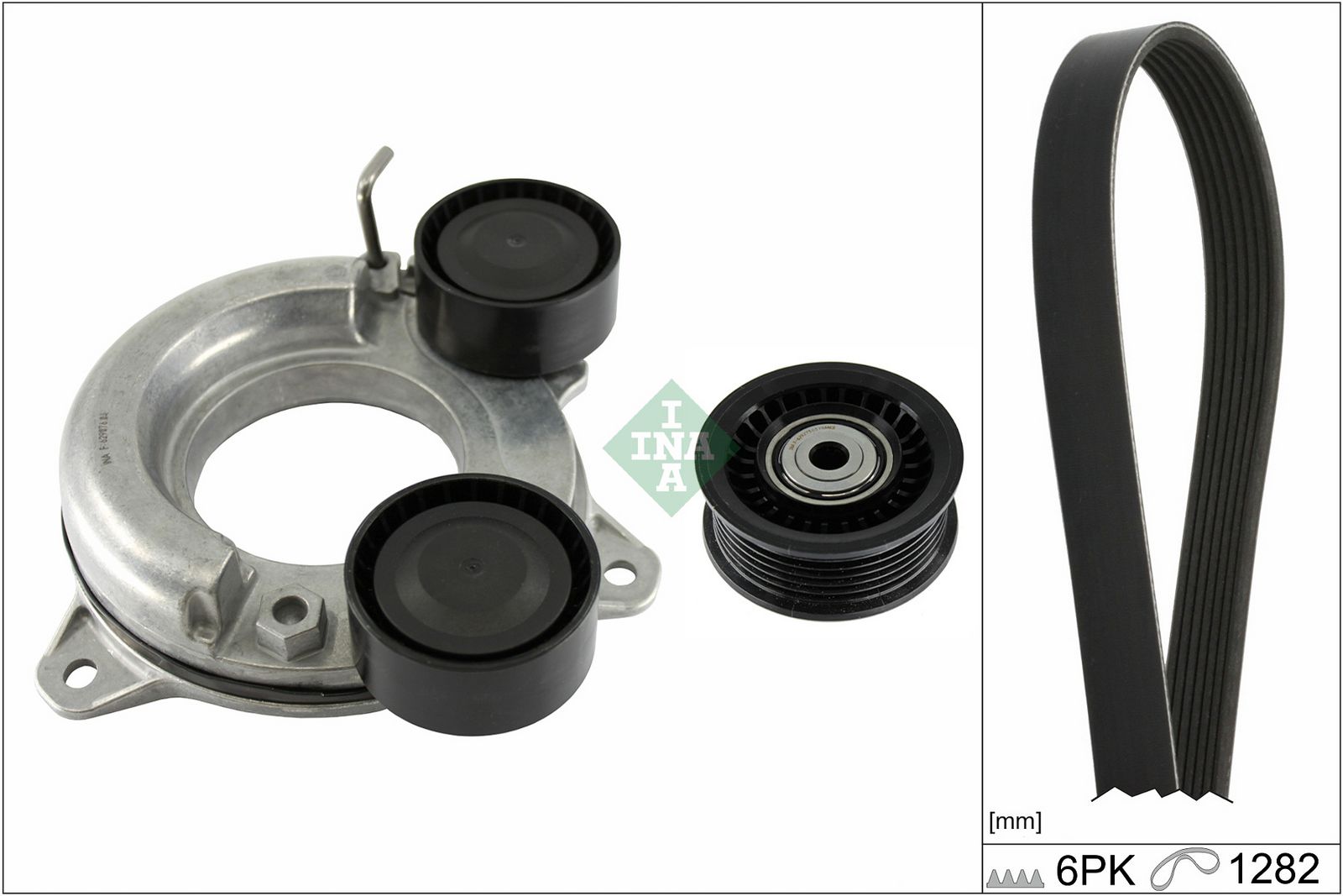 SCHAEFFLER INA 529 0603 10 V-ribbed belt set