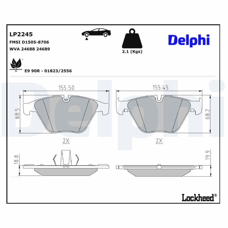 Brake Pad Set, disc brake-2