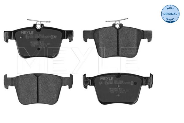 MEYLE 025 250 0916 Brake pad set, disc brake