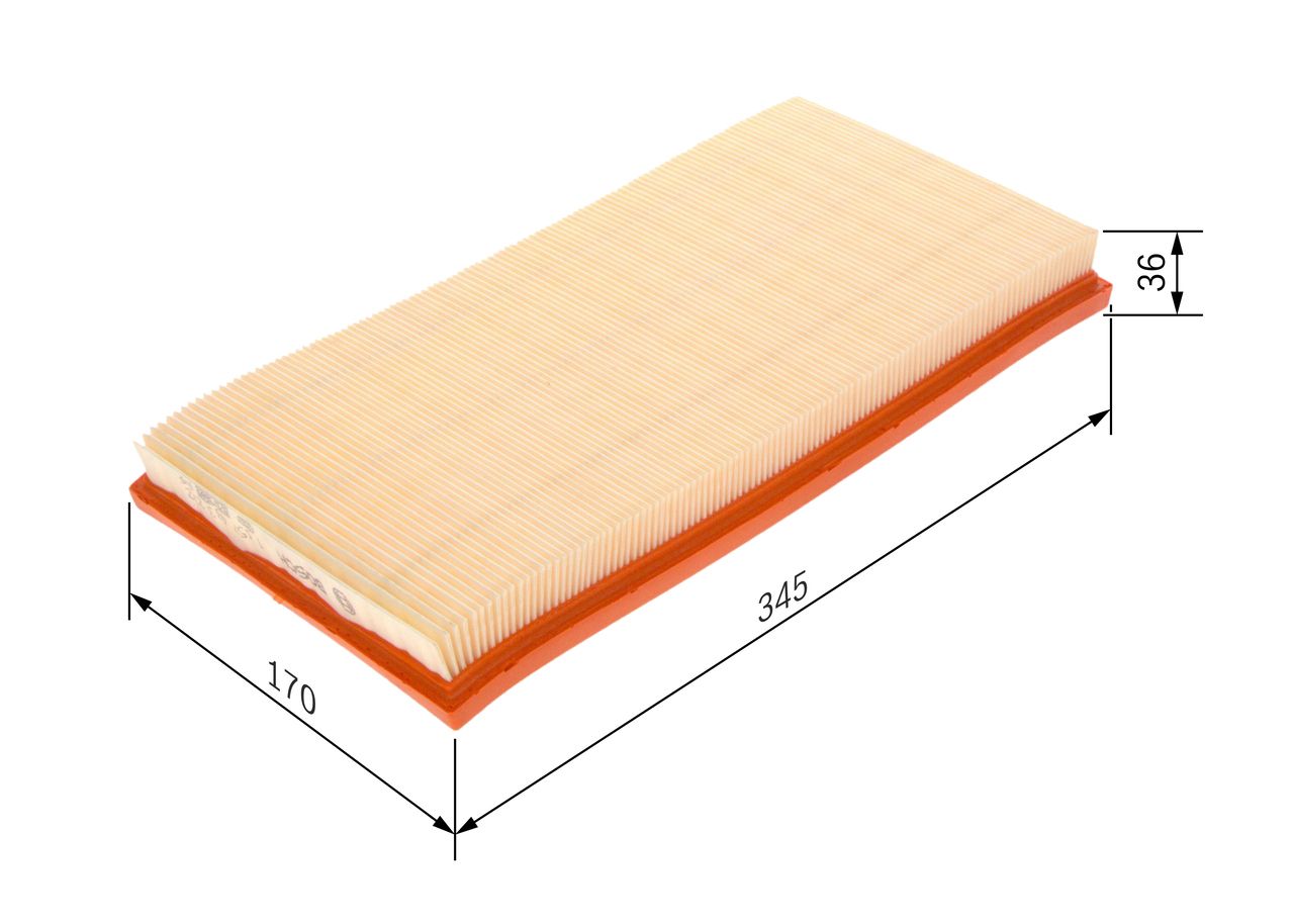 BOSCH 1 457 433 272 Air filter