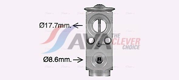 AVA CLEVER CHOICE MS1753 Expansion valve, air conditioning