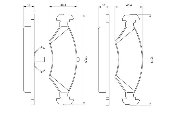 stabdžių trinkelių rinkinys, diskinis stabdys-4