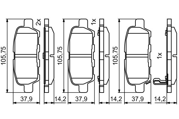Brake Pad Set, disc brake-6