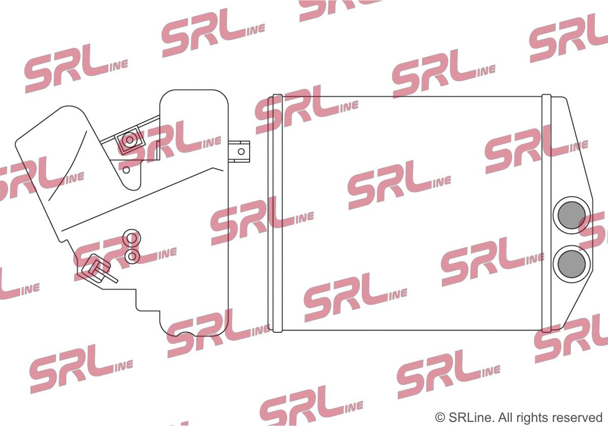 SRLINE 5518N8-2 Heat exchanger, interior heating