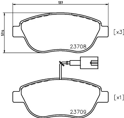 Brake Pad Set, disc brake-3