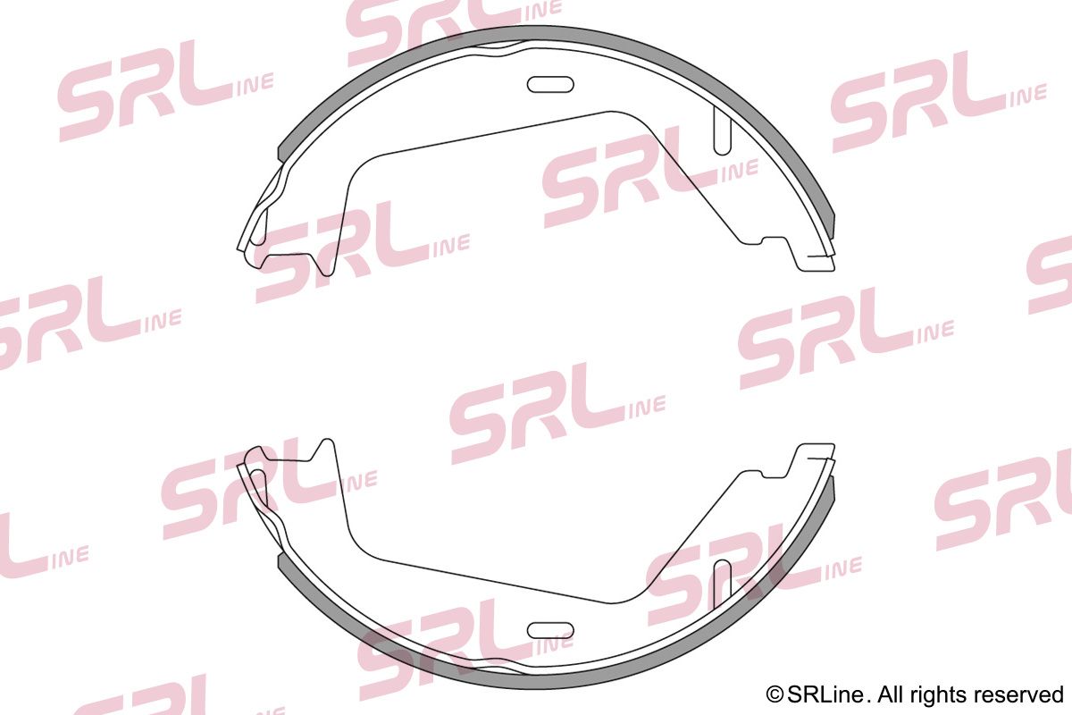 SRLINE S72-1045 Brake shoe set