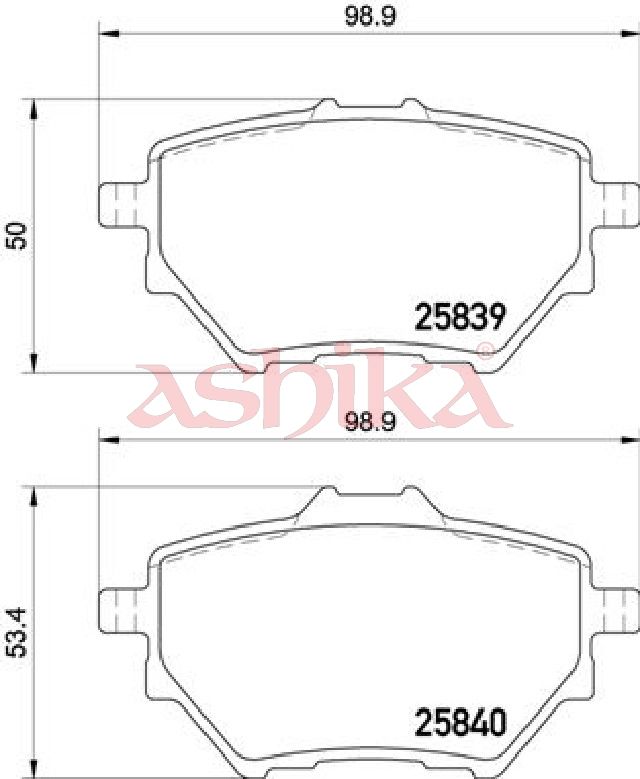 Brake Pad Set, disc brake-1