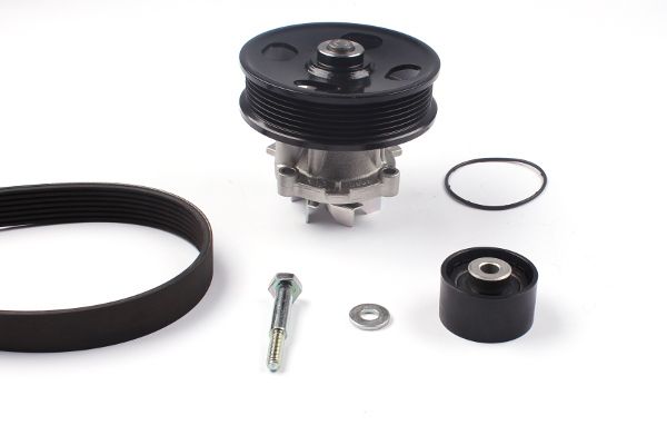 Water Pump + V-ribbed Belt Kit