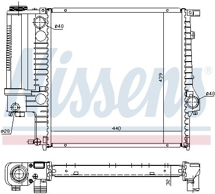 Radiator, engine cooling-4