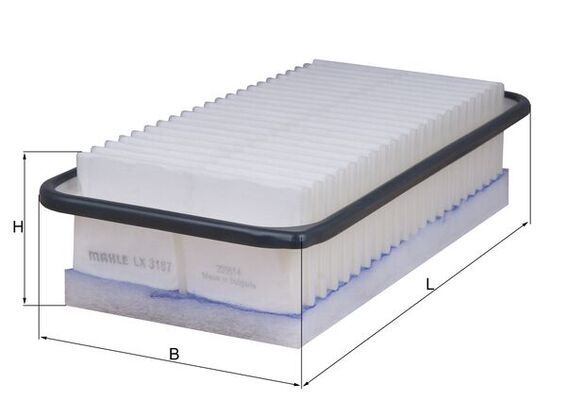 KNECHT LX 3187 Oro filtras