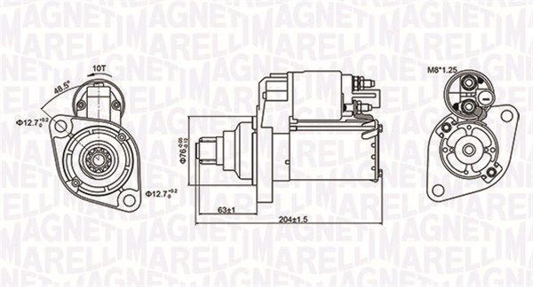 MAGNETI MARELLI 063721347010 Starter