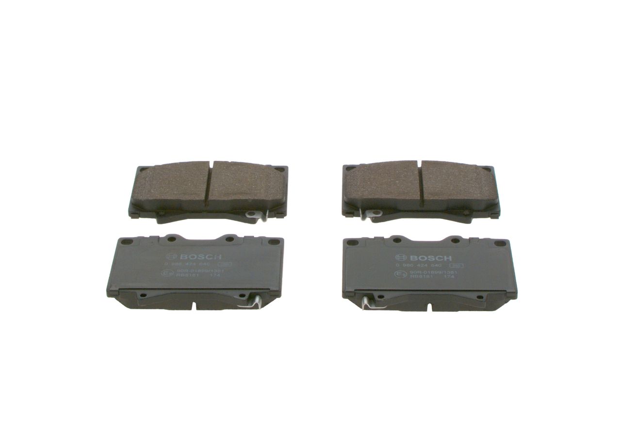 BOSCH 0 986 424 640 Brake pad set, disc brake