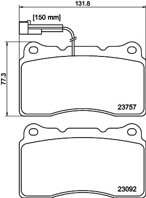Brake Pad Set, disc brake-3