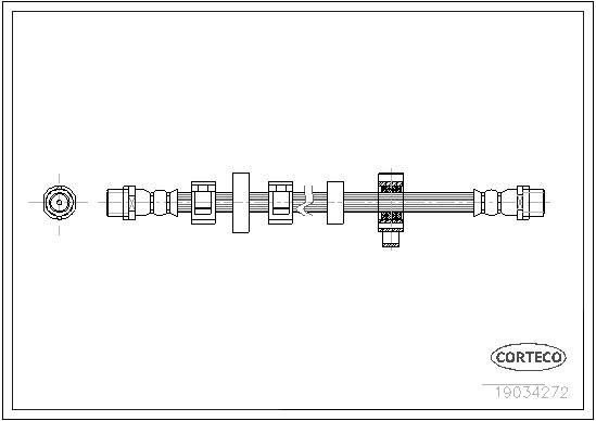 CORTECO 19034272 Brake hose