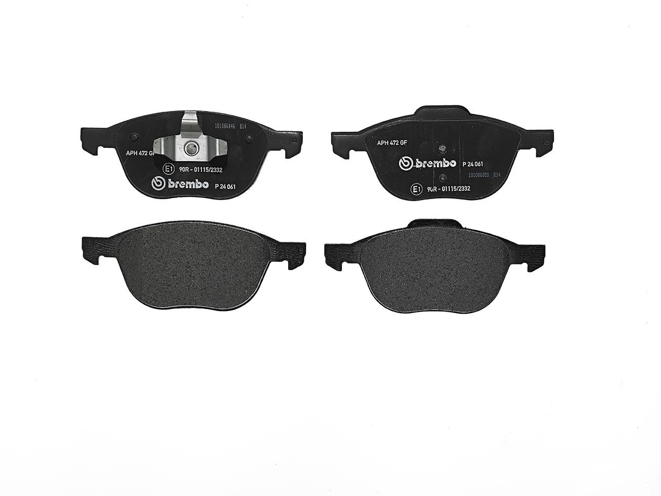 BREMBO P 24 061X Brake pad set, disc brake