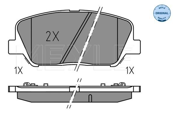Brake Pad Set, disc brake-1