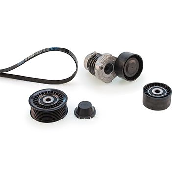 GATES K017PK1600 V-ribbed belt set
