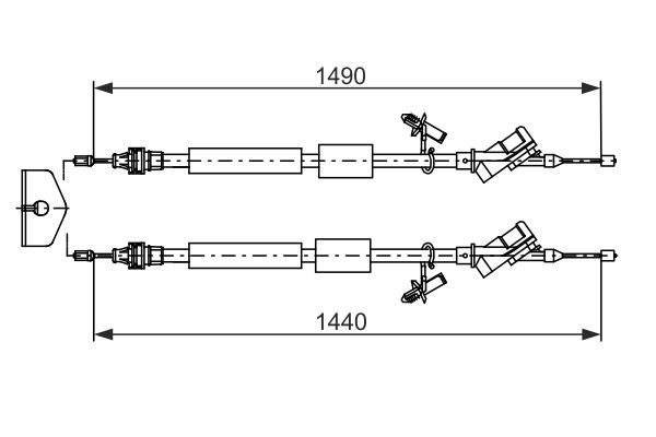 Cable Pull, parking brake-4